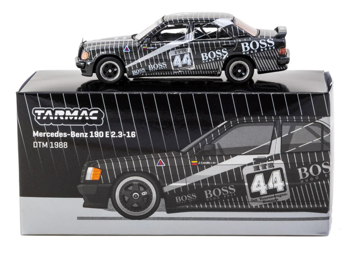 Mercedes-Benz 190 E 2.3-16 #44 Johnny Cecotto "Deutsche Tourenwagen Meisterschaft (DTM)" (1988) "Global64" Series 1/64 Diecast Model Car