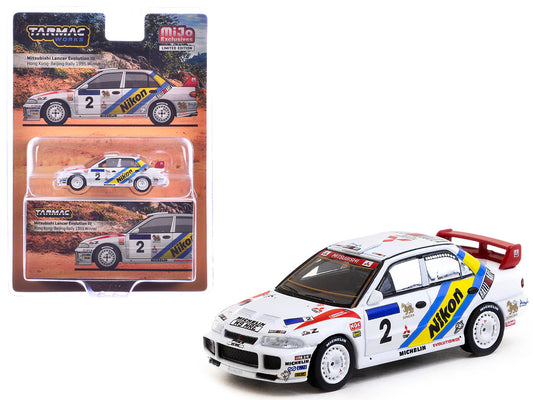 Mitsubishi Lancer Evolution III #2 Kenneth Eriksson - Staffan Parmander Winner "Hong Kong-Beijing Rally" (1995) "Global64" Series 1/64 Diecast Model