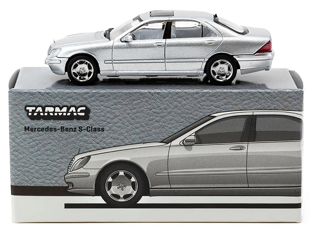Mercedes-Benz S-Class Brilliant Silver Metallic "Global64" Series 1/64 Diecast Model