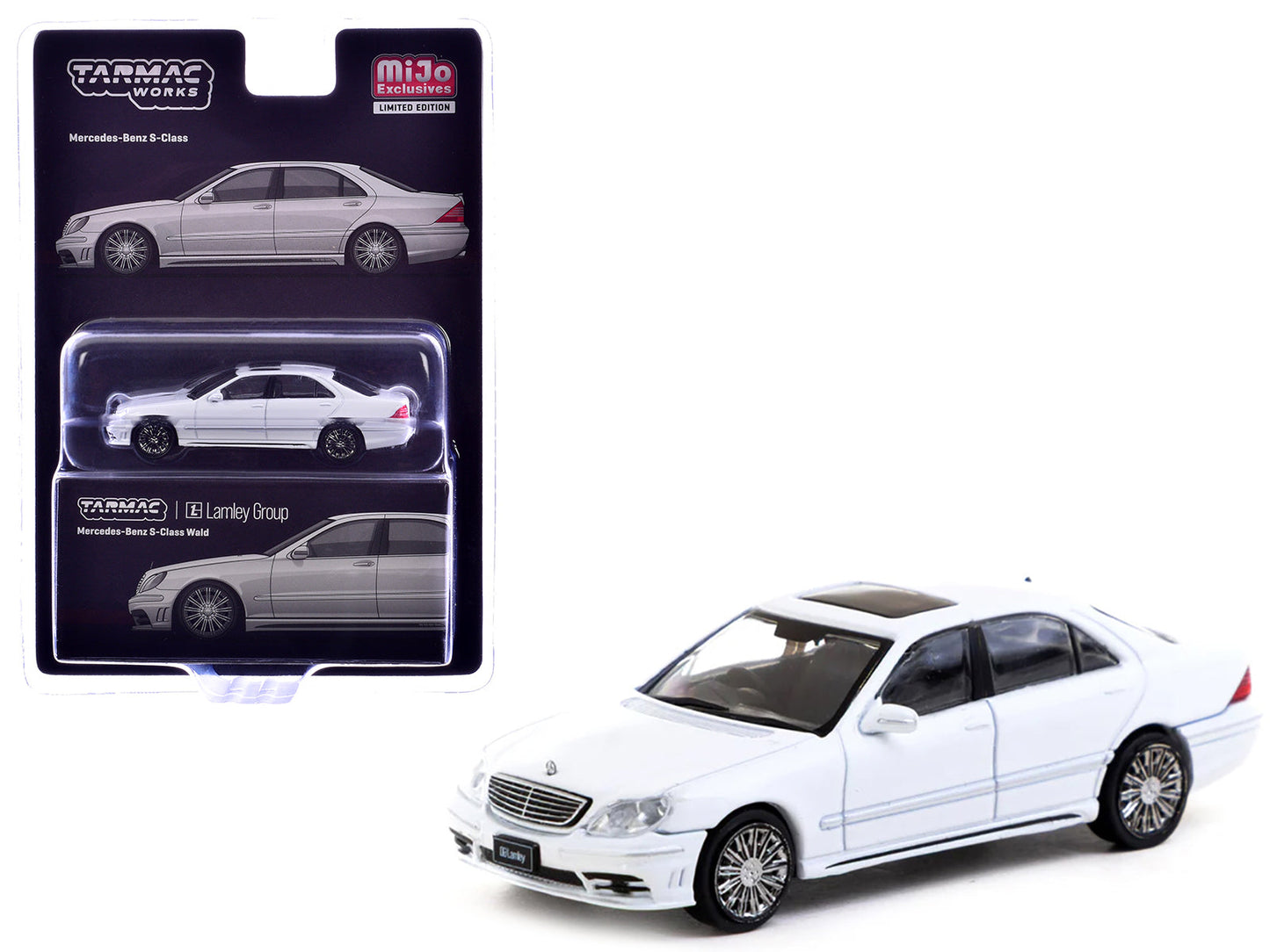 Mercedes-Benz S-Class Wald "Lamley Special Edition" Alabaster White "Global64" Series 1/64 Diecast Model