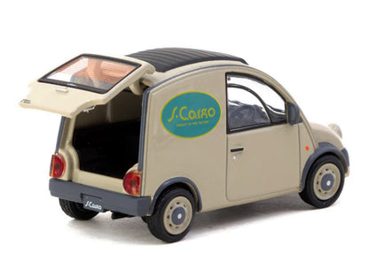Nissan S-Cargo Van RHD (Right Hand Drive) "Presentation" Beige with Tarmac Cards "Global64" Series 1/64 Diecast Model Car