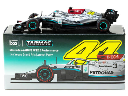 Mercedes-AMG F1 W12 E Performance Formula One F1 "Las Vegas Grand Prix Launch Party" "Global64" Series 1/64 Diecast Model Car
