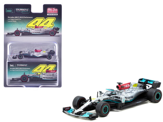 Mercedes-AMG F1 W12 E Performance Formula One F1 "Las Vegas Grand Prix Launch Party" "Global64" Series 1/64 Diecast Model Car