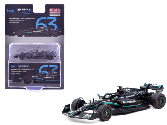 Mercedes-AMG F1 W14 E Performance #63 George Russell 3rd Place Formula One F1 "Spanish GP" (2023) "Global64" Series 1/64 Diecast Model Car
