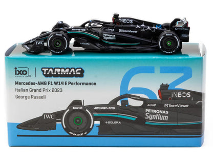 Mercedes-AMG F1 W14 E Performance #63 George Russell Formula One F1 "Italian GP" (2023) "Global64" Series 1/64 Diecast Model Car