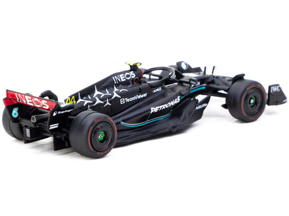 Mercedes-AMG F1 W14 E Performance #44 Lewis Hamilton Pole Position Formula One F1 "Hungarian GP" (2023) "Global64" Series 1/64 Diecast Model Car