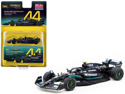 Mercedes-AMG F1 W14 E Performance #44 Lewis Hamilton Formula One F1 "Monaco GP" (2023) "Global64" Series 1/64 Diecast Model