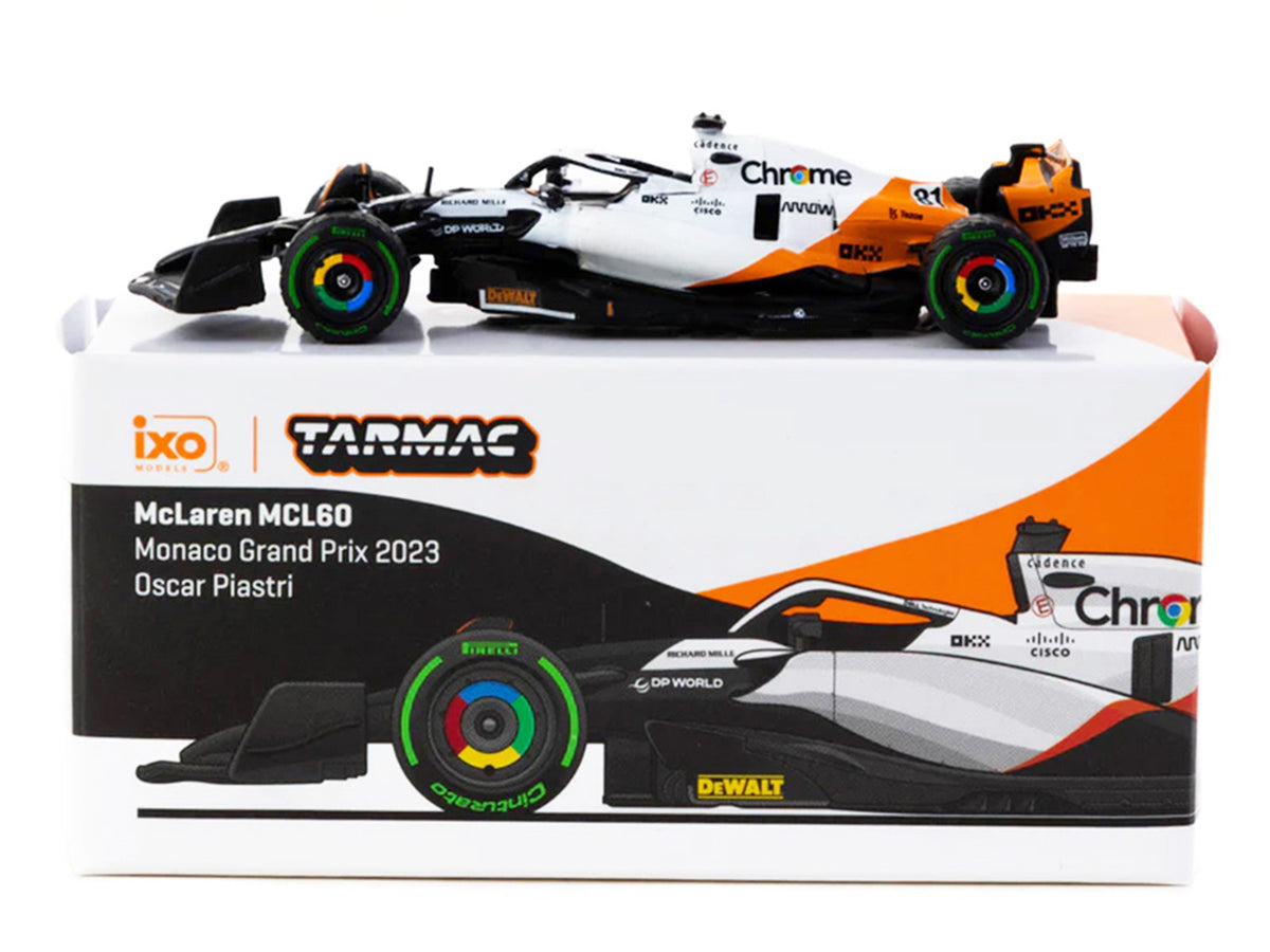 McLaren MCL60 #81 Oscar Piastri Formula One F1 "Monaco GP" (2023) "Global64" Series 1/64 Diecast Model