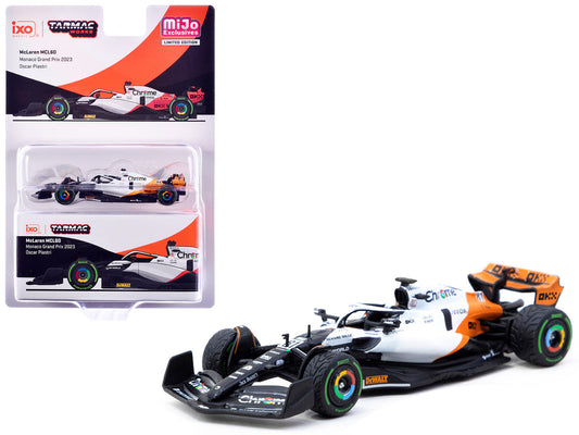 McLaren MCL60 #81 Oscar Piastri Formula One F1 "Monaco GP" (2023) "Global64" Series 1/64 Diecast Model