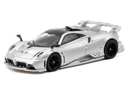 Pagani Imola Matt Silver Metallic with Black Top "Global64" Series 1/64 Diecast Model Car