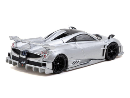 Pagani Imola Matt Silver Metallic with Black Top "Global64" Series 1/64 Diecast Model Car