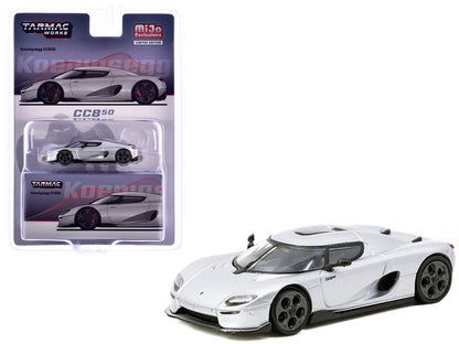 Koenigsegg CC850 Silver Metallic "Global64" Series 1/64 Diecast Model