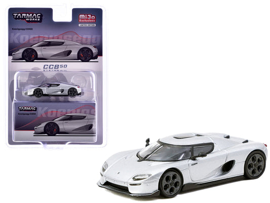 Koenigsegg CC850 Silver Metallic "Global64" Series 1/64 Diecast Model