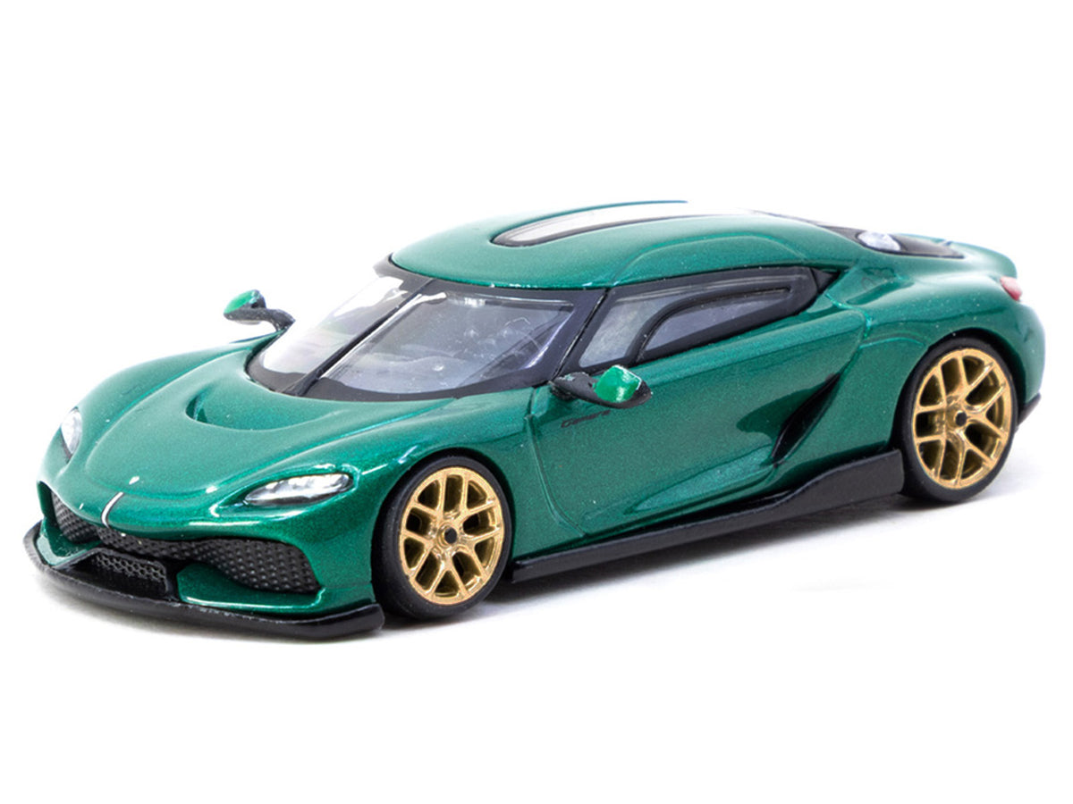 Koenigsegg Gemera Green Metallic "Global64" Series 1/64 Diecast Model