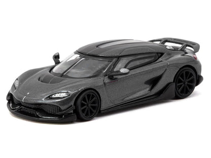 Koenigsegg Gemera Dark Gray Metallic "Global64" Series 1/64 Diecast Model Car