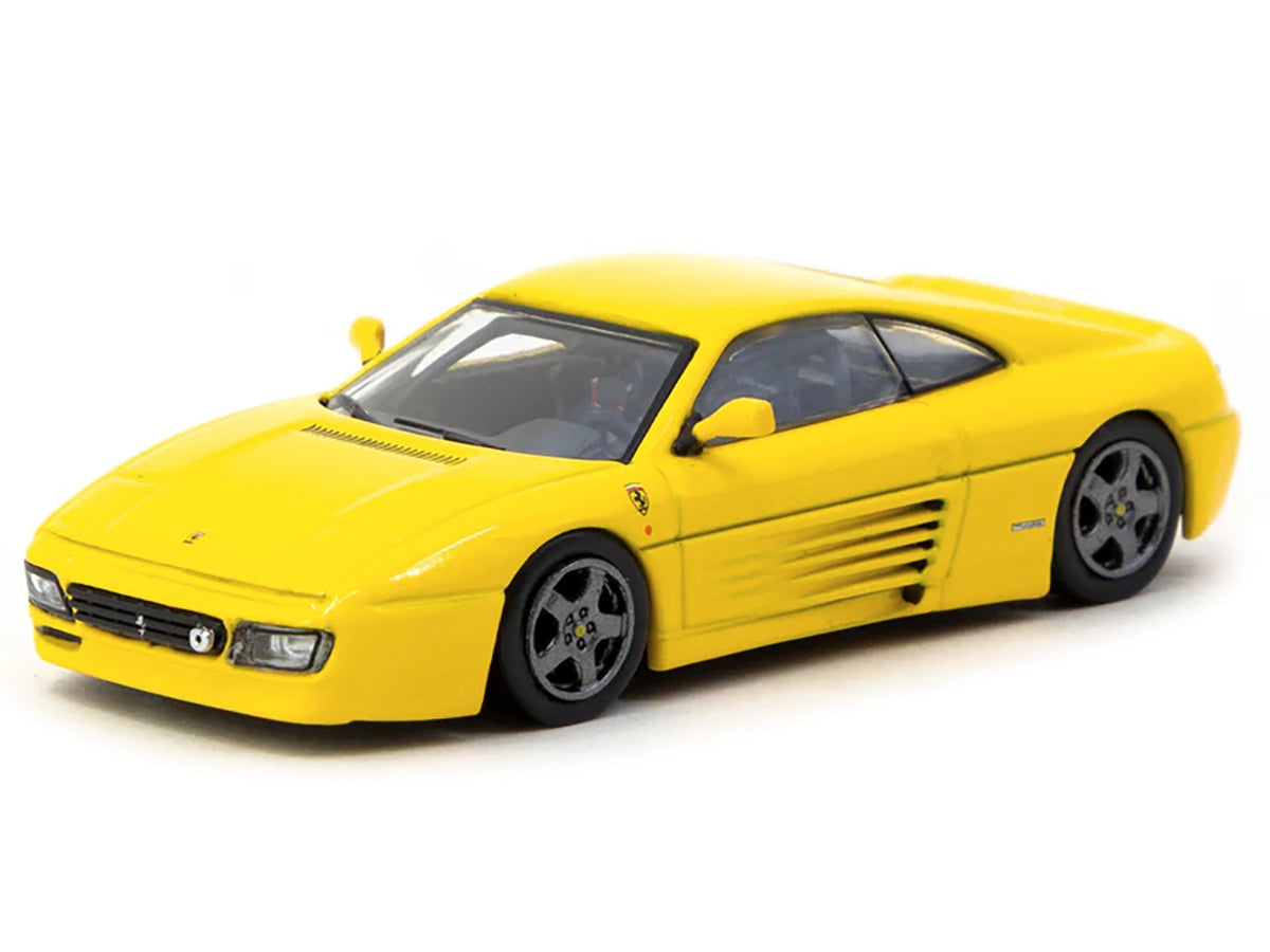Ferrari 348 Challenge Yellow "Road64" Series 1/64 Diecast Model Car
