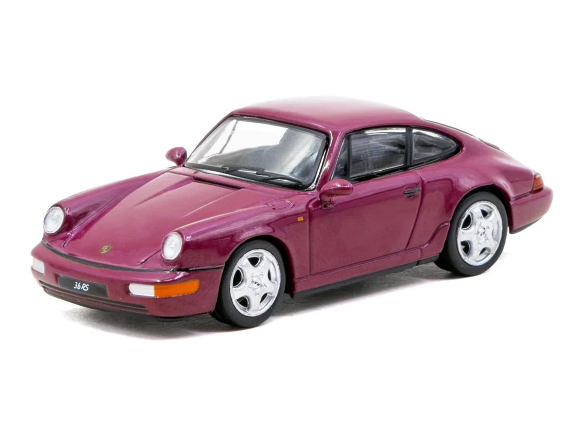 Porsche 911 Carrera RS (964) Ruby Star "Collab64" Series 1/64 Diecast Model Car