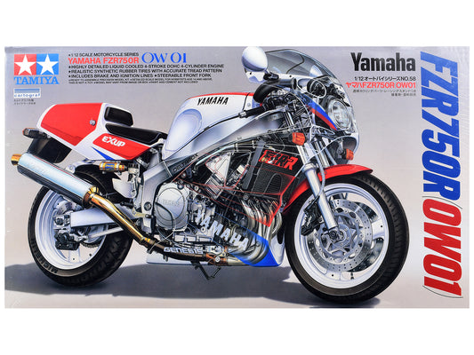 Model Kit Yamaha FZR750R OW01 Motorcycle 1/12 Scale Model