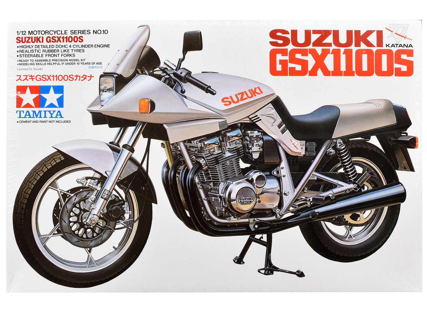 Model Kit Suzuki GSX1100S Katana Motorcycle 1/12 Scale Model