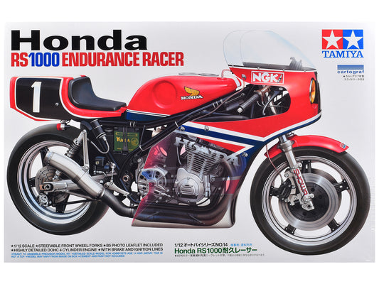 Model Kit Honda RS1000 Endurance Racer Motorcycle 1/12 Scale Model