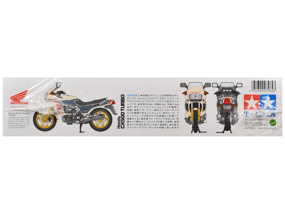 Model Kit Honda CX500 Turbo Motorcycle 1/12 Scale Model