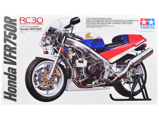 Model Kit Honda VFR750R Motorcycle 1/12 Scale Model
