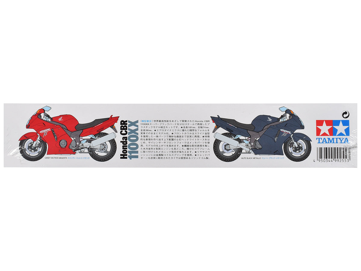 Model Kit Honda CBR 1100XX Motorcycle 1/12 Scale Model