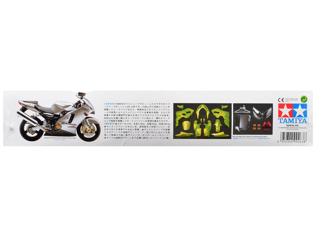 Model Kit Kawasaki Ninja ZX-12R Motorcycle 1/12 Scale Model