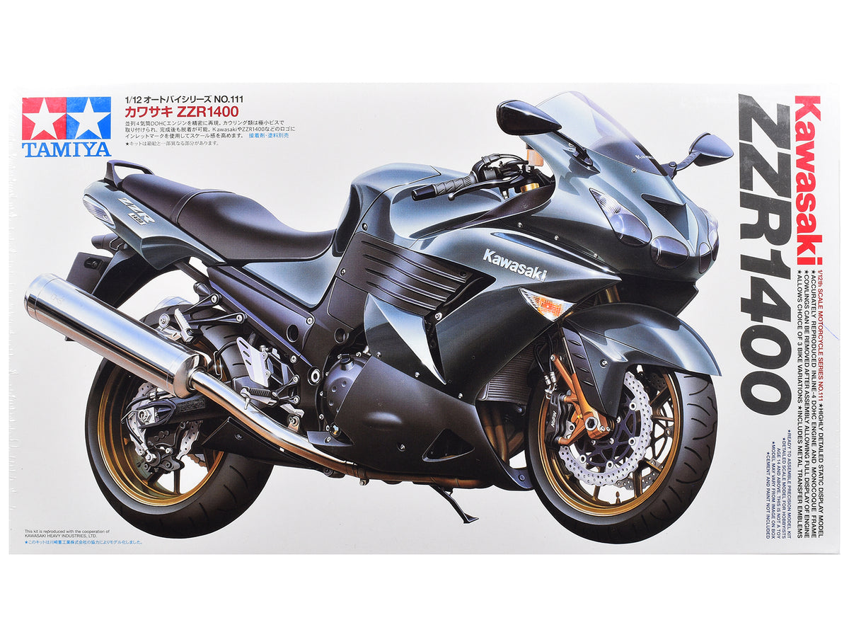Model Kit Kawasaki ZZR 1400 Motorcycle 1/12 Scale Model