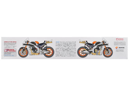 Model Kit Honda RC213V Motorcycle #93 Marc Marquez "Repsol Honda" Winner "Moto GP Championship" (2014) 1/12 Scale Model