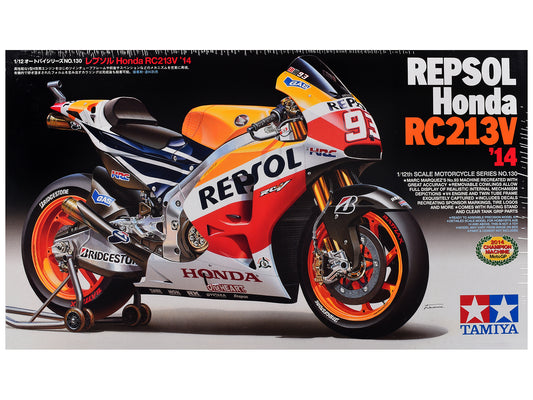 Model Kit Honda RC213V Motorcycle #93 Marc Marquez "Repsol Honda" Winner "Moto GP Championship" (2014) 1/12 Scale Model