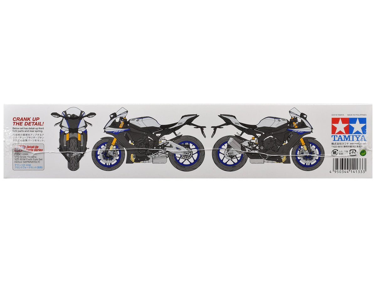 Model Kit Yamaha YZF-R1M Motorcycle 1/12 Scale Model