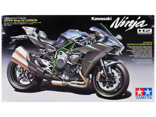 Model Kit Kawasaki Ninja H2 Carbon Motorcycle 1/12 Scale Model