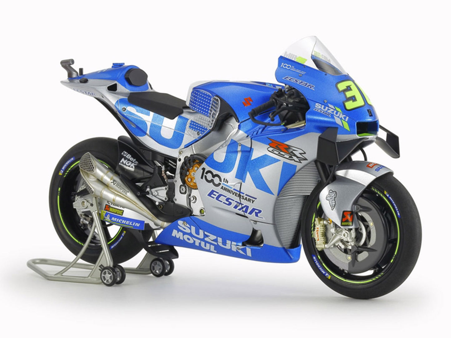 Model Kit Suzuki GSX-RR "Team Suzuki Ecstar" (2020) Motorcycle 1/12 Scale Model