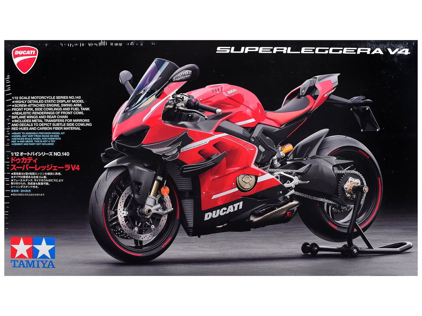 Model Kit Ducati Superleggera V4 Motorcycle 1/12 Scale Model