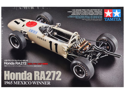 Model Kit Honda RA272 Winner Formula One F1 "Mexico GP" (1965) 1/20 Scale Model