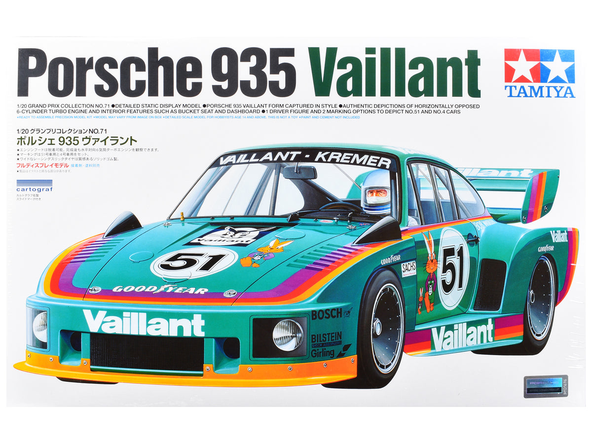 Model Kit Porsche 935 "Vaillant-Kremer" 1/24 Scale Model