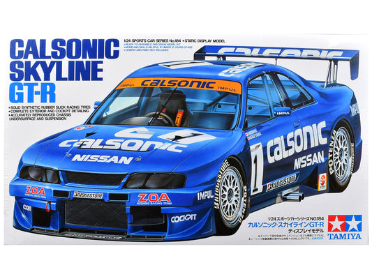 Model Kit Nissan Skyline GT-R "Calsonic" 1/24 Scale Model