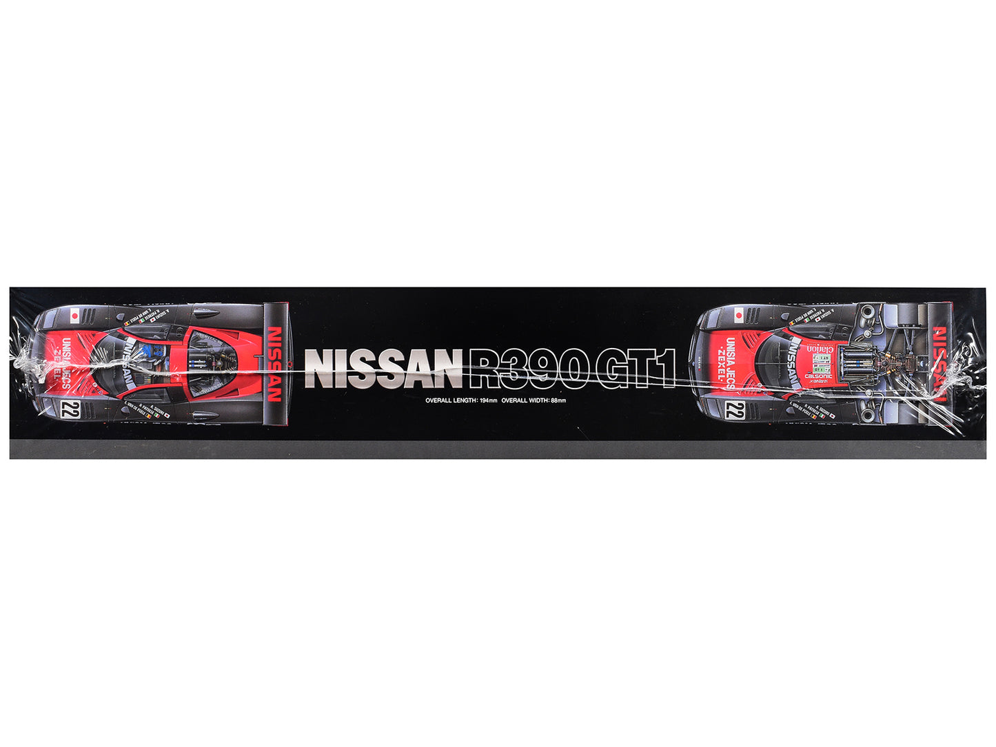Model Kit Nissan R390 GT1 "24 Hours of Le Mans" (1997) 1/24 Scale Model