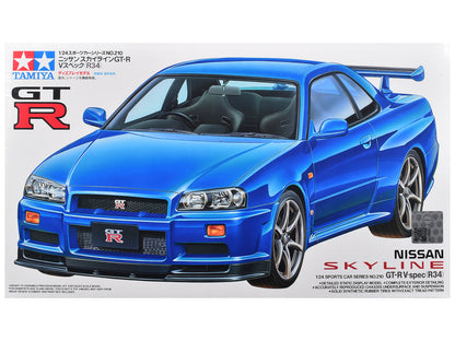 Model Kit Nissan Skyline GT-R V-Spec (R34) 1/24 Scale Model