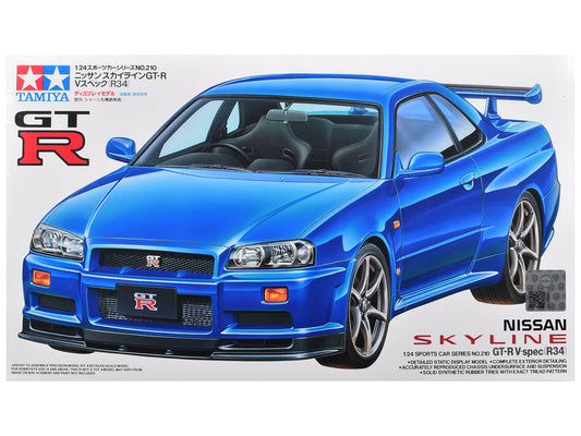 Model Kit Nissan Skyline GT-R V-Spec (R34) 1/24 Scale Model