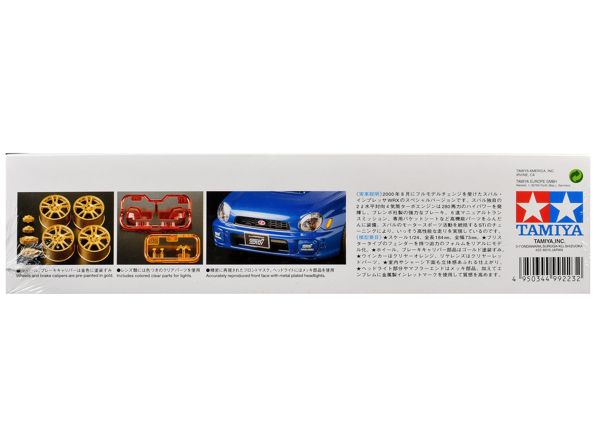 Model Kit Subaru Impreza WRX STi 1/24 Scale Model