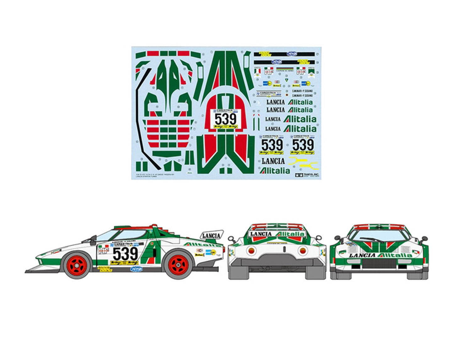 Model Kit Lancia Stratos Turbo 1/24 Scale Model
