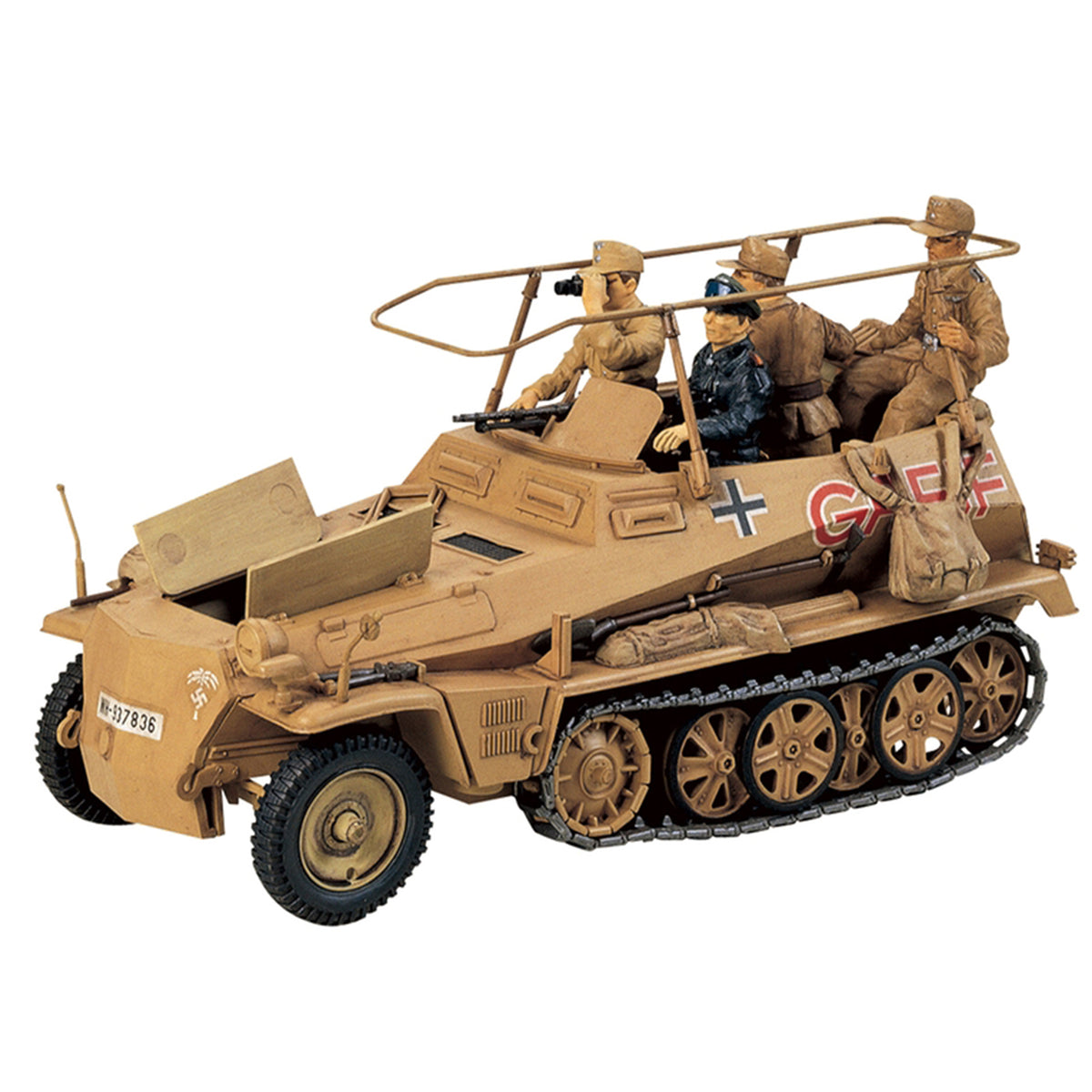 Model Kit German Sd.kfz. 250/3 Greif Half-Tracked Armored Vehicle 1/35 Scale Model