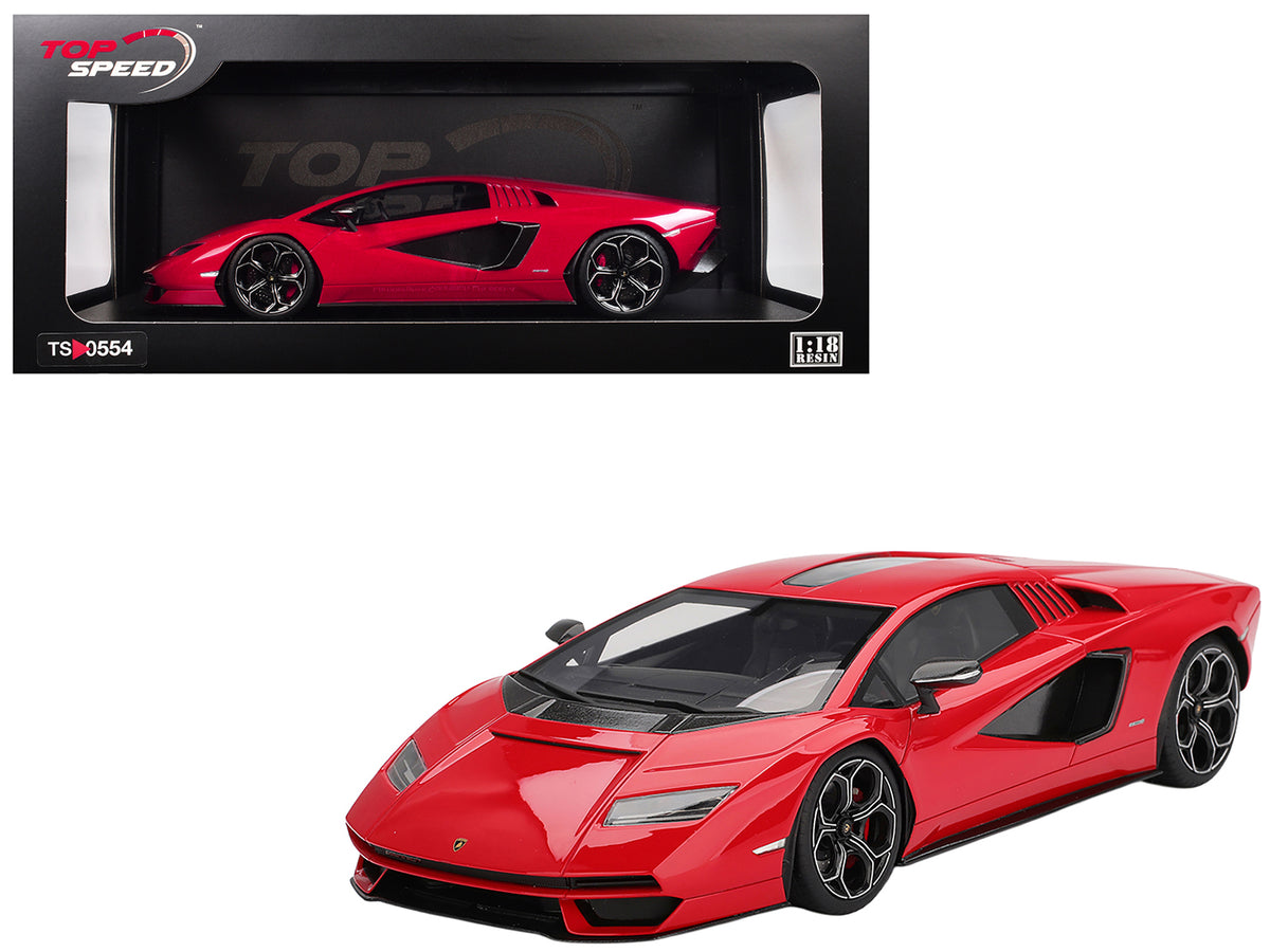 Lamborghini Countach LPI 800-4 Rosso Mars Red 1/18 Model Car