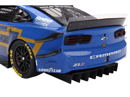 Chevrolet Camaro ZL1 #24 Jenson Button - Jimmie Johnson - Mike Rockenfeller (Post-Race Weathered Version) "Hendrick Motorsports - NASCAR Next Gen Garage 56" Innovative "24 Hours of Le Mans" (2023) 1/18 Model Car