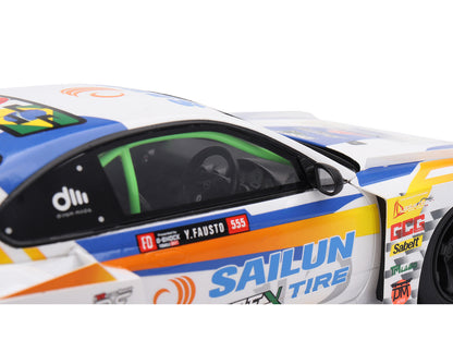 Nissan LB-Super Silhouette S15 SILVIA #555 Yukio Fausto "Formula Drift Japan" (2023) 1/18 Model Car