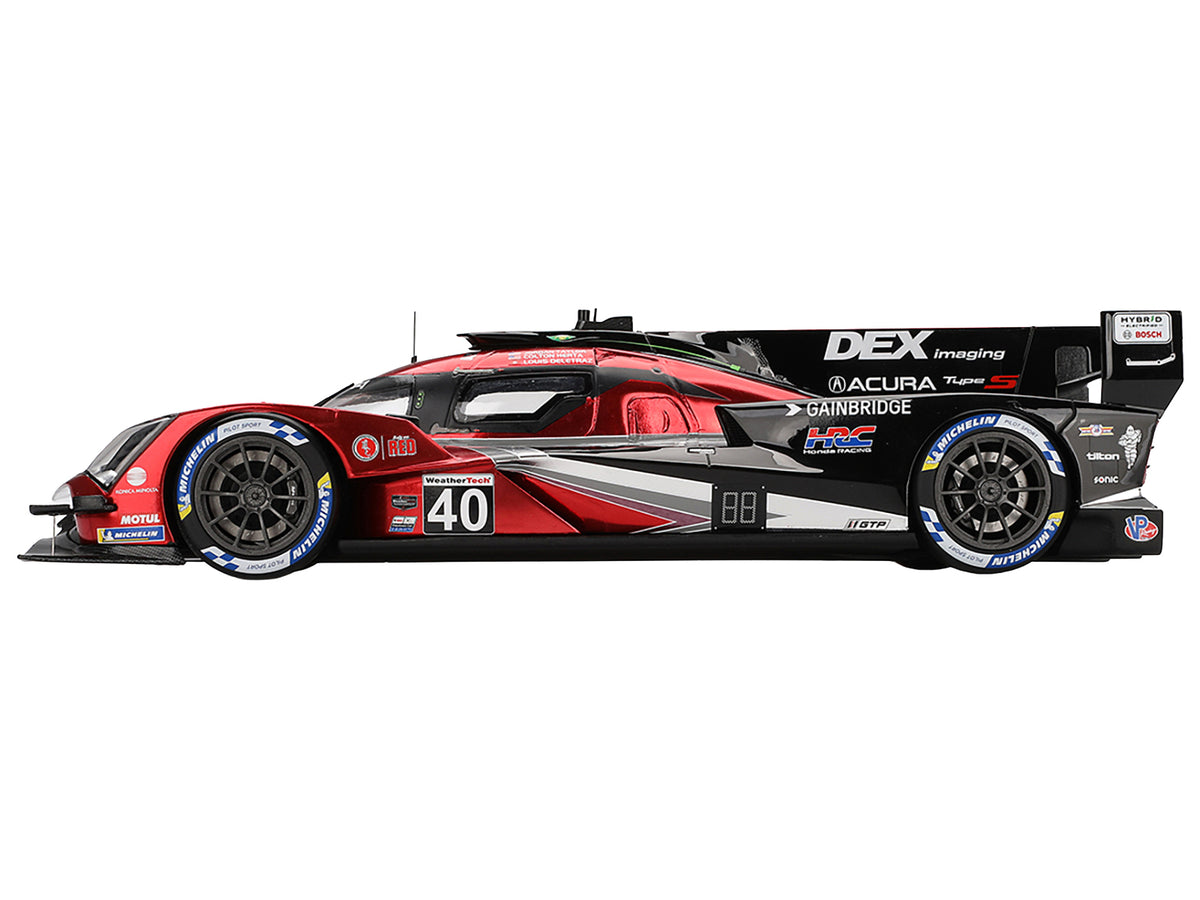 Acura ARX-06 GTP #40 Louis Deletraz - Colton Herta - Jordan Taylor "Wayne Taylor Racing with Andretti" Winner "12 Hours of Sebring" (2024) 1/18 Model Car