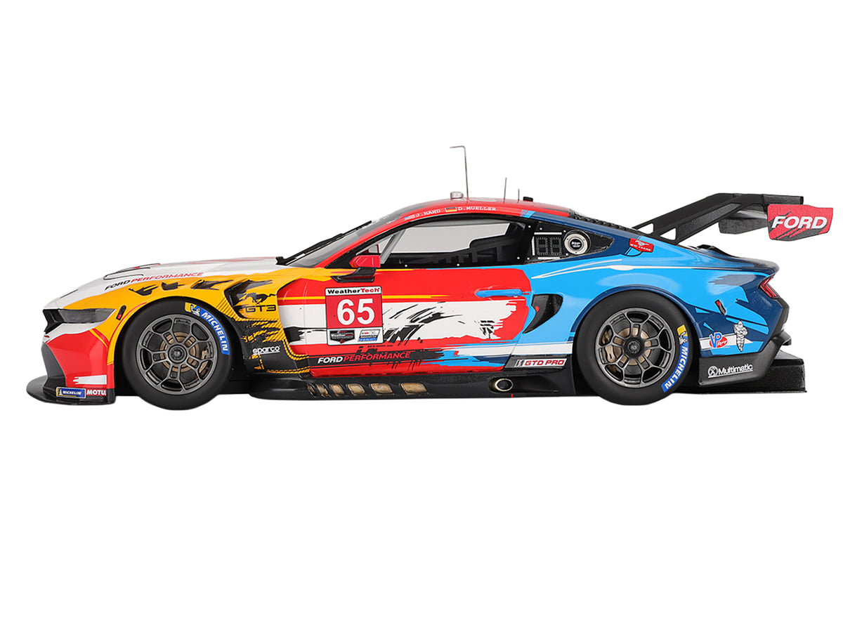 Ford Mustang GT3 #65 Joey Hand - Dirk Muller "Ford Multimatic Motorsports" "Motul Course de Monterey - Laguna Seca" (2024) 1/18 Model Car