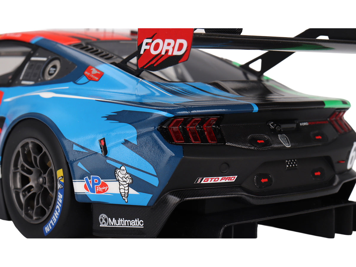 Ford Mustang GT3 #65 Joey Hand - Dirk Muller "Ford Multimatic Motorsports" "Motul Course de Monterey - Laguna Seca" (2024) 1/18 Model Car